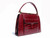  RUBY RED 1950's-60's Alligator Skin Handbag - LUCILLE de PARIS S-1012 