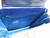  BLUE 1980's-90's Crocodile Skin CLUTCH Bag - ALFRED ROTH 