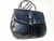  AMPLE 1960's LUCILLE de PARIS Jet BLACK Alligator Skin Handbag 