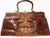  HUGE Early 1900's Edwardian CROCODILE Handbag w/Paws 