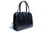  Large 1950's-60's Jet Black ALLIGATOR Skin Handbag 
