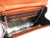 Custom Rust 1970's-80's PYTHON Skin Clutch w/FLOWERS & JEWELS! 