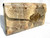  Structured 1970's-80's FROG SKIN CLUTCH Bag - ANTIQUE BRASS 