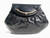 1970's FINESSE LA MODEL Black KARUNG Snake Skin Clutch CROSS Body Bag   1970's FINESSE LA MODEL Black KARUNG Snake Skin Clutch CROSS Body Bag