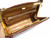  Petite 1960's Caramel CROCODILE Belly Skin Handbag - Side Clasp! 