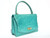  Stunning TURQUOISE Blue 1950's-1960's TURTLE Skin Handbag - Dominique 