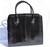  XL 2000's Black OSTRICH LEG Belted BIrkin Style Handbag - Lock & Keys! 