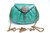 Custom GREEN 1980's Embellished COBRA Snake Skin CLUTCH Shoulder Bag - Pantera   Custom GREEN 1980's Embellished COBRA Snake Skin CLUTCH Shoulder Bag - Pantera