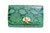  GREEN 1970's-80's PYTHON Snake Skin Clutch Shoulder Bag - Jeweled Elephant! 