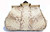  Gorgeous Cream & Tan DECO Style 1970's PYTHON Snake Skin CLUTCH Shoulder Bag - MOSKOWITZ - Tags! 