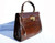  XL 1970's-80's Brown PYTHON Skin BIRKIN Style Bag with Lock & Key - HERMES! 