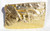  GOLD Metallic 1980's COBRA Snake Skin Clutch - MORRIS MOSKOWITZ 