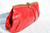  Petite RED 1980's JUDITH LEIBER Cobra Snake Skin CLUTCH Shoulder Bag 