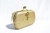  New! Metallic Gold Hard-Sided Python Skin Mini CLUTCH Bag - FROG 