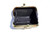  New! Metallic Gold Hard-Sided Python Skin Mini CLUTCH Bag - FROG 
