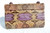  1970's PURPLE PYTHON Snake Skin SHOULDER Bag - FLOWERS - Varon 