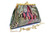  Gorgeous 1980's GREEN & PINK Python Snake Skin Crossbody Shoulder Bag 