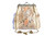  Terrific 1970's Pastel Python Snake Skin Crossbody Shoulder Bag 