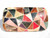  COLORFUL 1980's Hard-Sided Patchwork COBRA Snake Skin CLUTCH 
