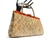  Stunning 1960's WOVEN Snake Skin CLUTCH Handbag - Tiger LUCITE! 
