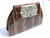  RUST 1980's COBRA Snake Skin CLUTCH Bag - J RENEE - BUTTERFLY 
