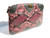  1980's Pastel PINK PYTHON Snake Skin CLUTCH Bag - JAY HERBERT 