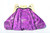  1980's-90's GRACE ANN AGOSTINO Hot Purple Matte Anaconda Snake Skin Shoulder Bag - LUCITE 