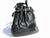  HUGE 1980's NAVY Cobra Skin SHOULDER Bag - BUDD LEATHER 