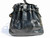  HUGE 1980's NAVY Cobra Skin SHOULDER Bag - BUDD LEATHER 