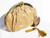  1980's-90's TAN Deco COBRA Skin Clutch Bag - JUDITH LEIBER 