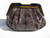  1980's GRAY SUSAN GAIL COBRA Snake Skin CLUTCH Shoulder Bag 