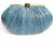  15 x 9 BLUE 1980's JUDITH LEIBER Cobra Snake Skin CLUTCH 