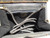  GRAY 1970's-80's Deco KARUNG Snake Skin Clutch - SUSAN GAIL 
