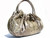  XL Stunning METALLIC PYTHON Snake Skin SATCHEL Shoulder Bag 