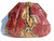  1970's-80's DARK ROSE PYTHON Snake Skin Clutch - COLOMBETTI 