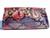  Fantastic 1980's PASTEL PYTHON Snake Skin CLUTCH Bag - VENETTO 