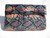  1970's TURQUOISE/PINK/PURPLE PYTHON Snake Skin Clutch - Supreme 