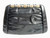  Jet Black 1980's-90's JUDITH LEIBER Karung Snake Skin CLUTCH 