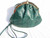  1970's-80's EMERALD GREEN Susan Gail COBRA Skin Shoulder Bag 