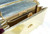  Metallic GOLD JEWELED 1970's LIZARD Skin CLUTCH Shoulder Evening Bag - LA JEUNESSE 