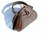  1940's DECO Style Chocolate Brown LIZARD Skin Handbag 