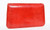  Ruby RED 1950's-60's LIZARD Skin Clutch Shoulder Bag w/Eel Skin Card Case 