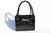  MARTIN VAN SCHAAK 1950's-60's BLACK Lizard Skin Handbag - JAGUAR! 