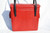  Unique Red & Black 1990's LIZARD & CROCODILE Skin Handbag - LUC BENOIT 
