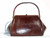  DECO Style 1950's-60's Chocolate Lizard Skin Deco Handbag 