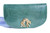  GREEN 1970's-80's NEIMAN MARCUS Lizard Skin Clutch Shoulder Bag - Jeweled Cat! 