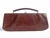 CHOCOLATE 1950's-60's Lizard Skin Bag w/Structured Handle - LESCO 
