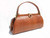  1950's-60's BURNT ORANGE Lizard Skin Handbag w/Bakelite Clasp 