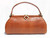  1950's-60's BURNT ORANGE Lizard Skin Handbag w/Bakelite Clasp 
