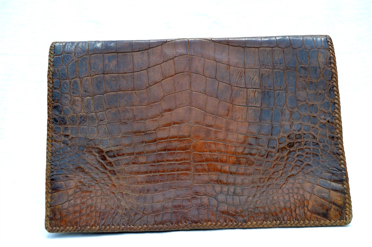 1950's-60's ALLIGATOR Belly Skin Business PORTFOLIO Folder iPAD Case